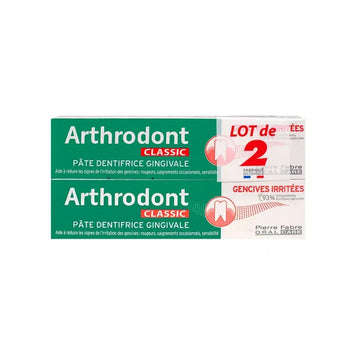 Arthrodont Classic Pâte Dentifrice Gencives Irritées - Lot 2x75ml