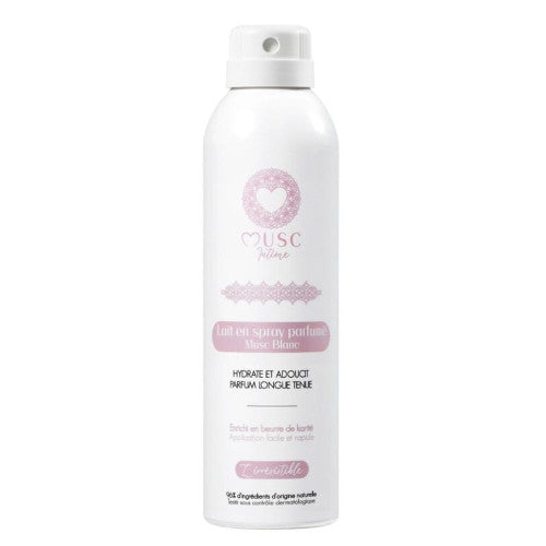 Musc Intime Lait Corps Spray Musc Blanc - 200ml