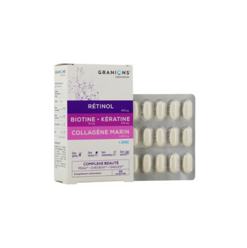 GRANIONS COMPLEXE PEAU CHEV/ONGLES CPR60