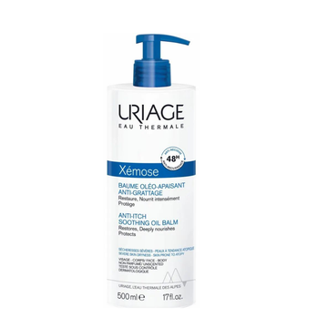 Uriage Xémose Baume Oléo-Apaisant Anti-Grattage Peaux Très Sèches à Atopiques - Flacon-pompe 500 ml