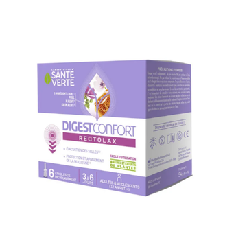 Santé Verte Digest Confort Rectolax Adulte Constipation - 6 canules