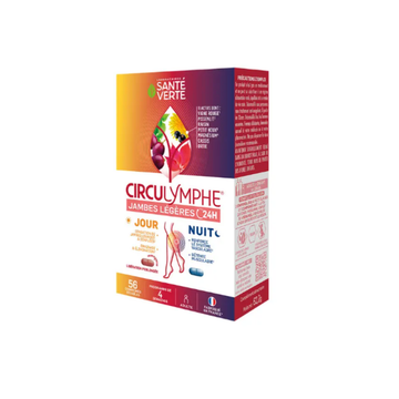 Santé Verte Circulymphe Jambes Légères Jour & Nuit - 56 comprimés