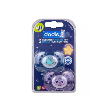 Dodie Duo Sucettes Caoutchouc Naturel +18 mois - Lot de 2