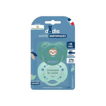 Dodie Sucette Anatomique Silicone +18 mois - Lot de 2