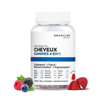 Granions Pro Keracys Cheveux Gummies 4-en-1 - 60 Gummies