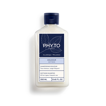 Phyto Douceur Shampoing Traitant Adoucissant Tous Types de Cheveux - 250ml
