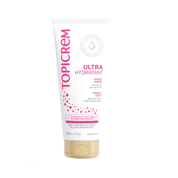 Topicrem Ultra-Hydratant Lait Corps Nacré Hydratation 24h - 200ml