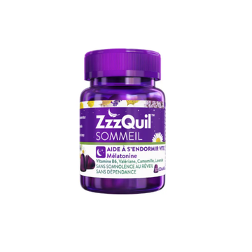 ZZZQUIL Sommeil Gommes Complément Alimentaire Sommeil Fruits des Bois - 30 gommes